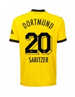 Borussia Dortmund Marcel Sabitzer #20 Domácí Dres 2023-24 Krátký Rukáv